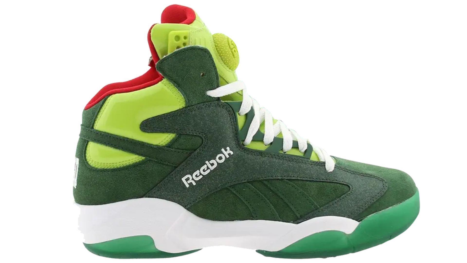 Reebok Shaq Attaq &#039;Ghost Of Christmas Present&#039; (Image via Goat)