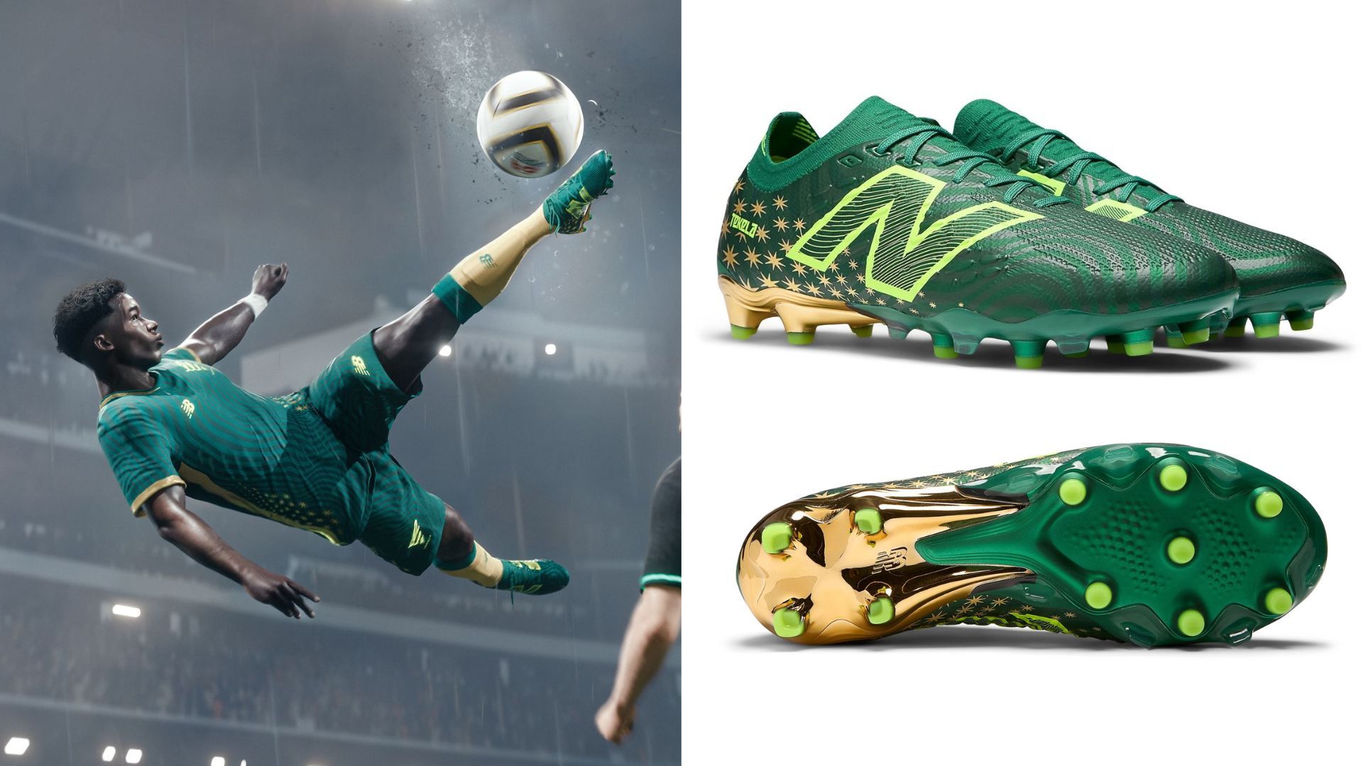 Irm&atilde;o&rsquo; Tekela Pro FG V4+ Boot (Image via New Balance Newsroom)