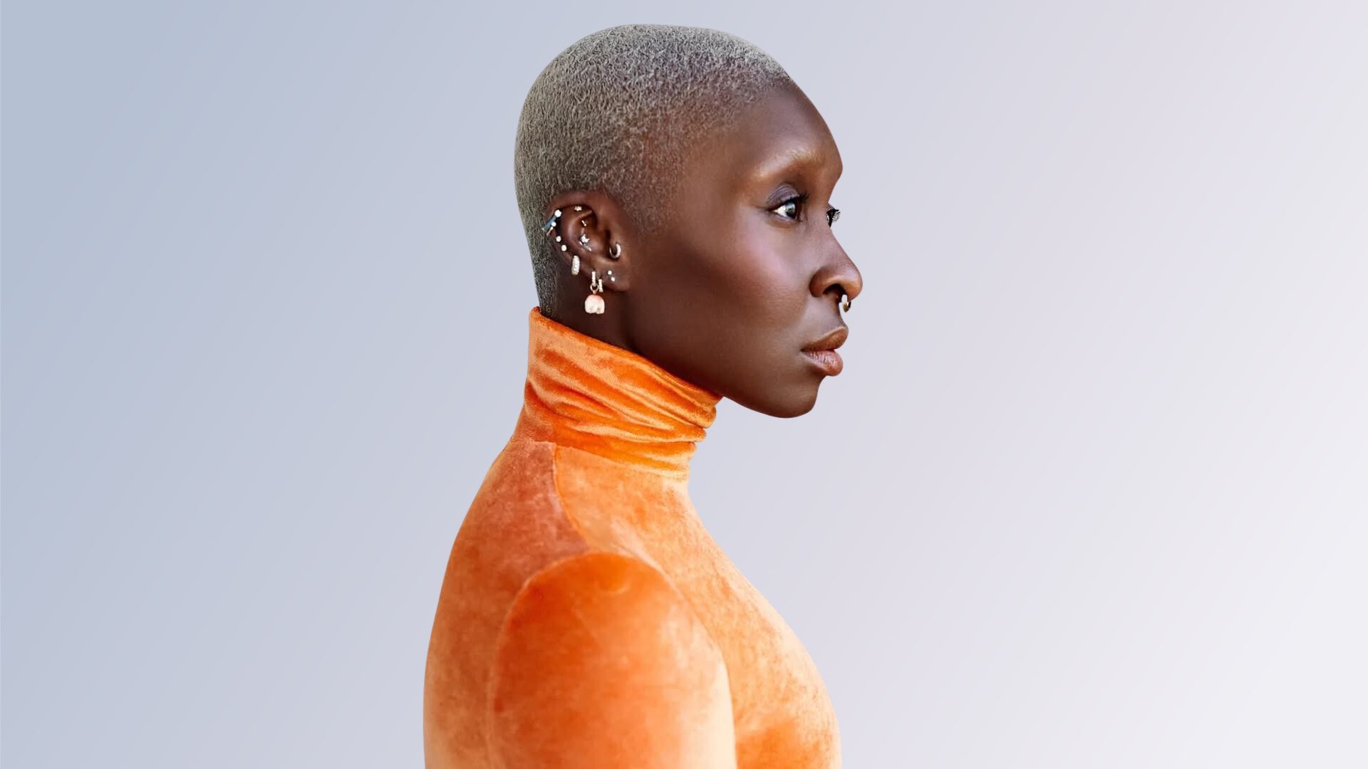 Cynthia Erivo graced the covers of the ELLE UK magazine