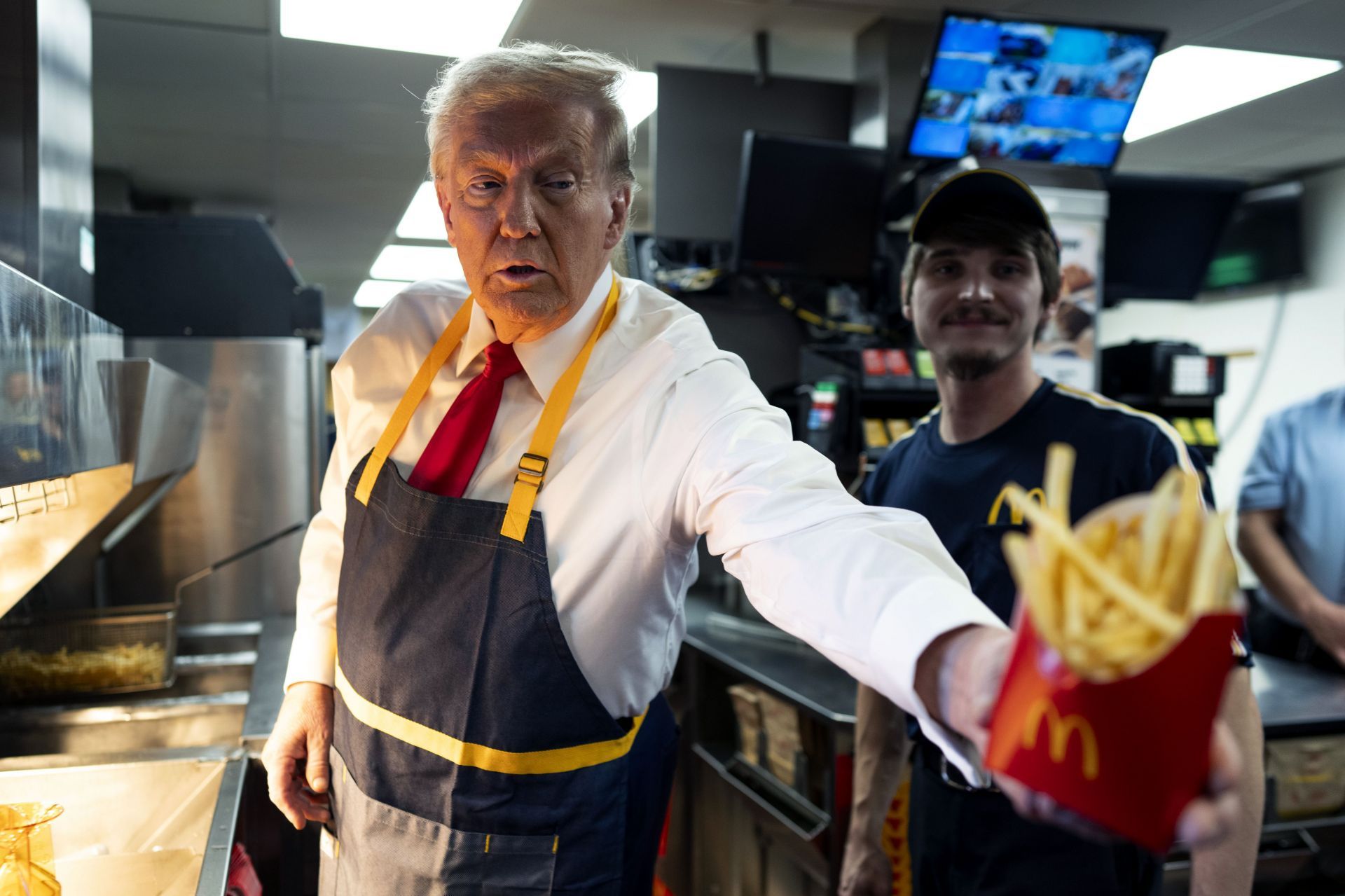 Donald Trump Campaigns For President In Pennsylvania. (Photo by Doug Mills-Pool/Getty Images)