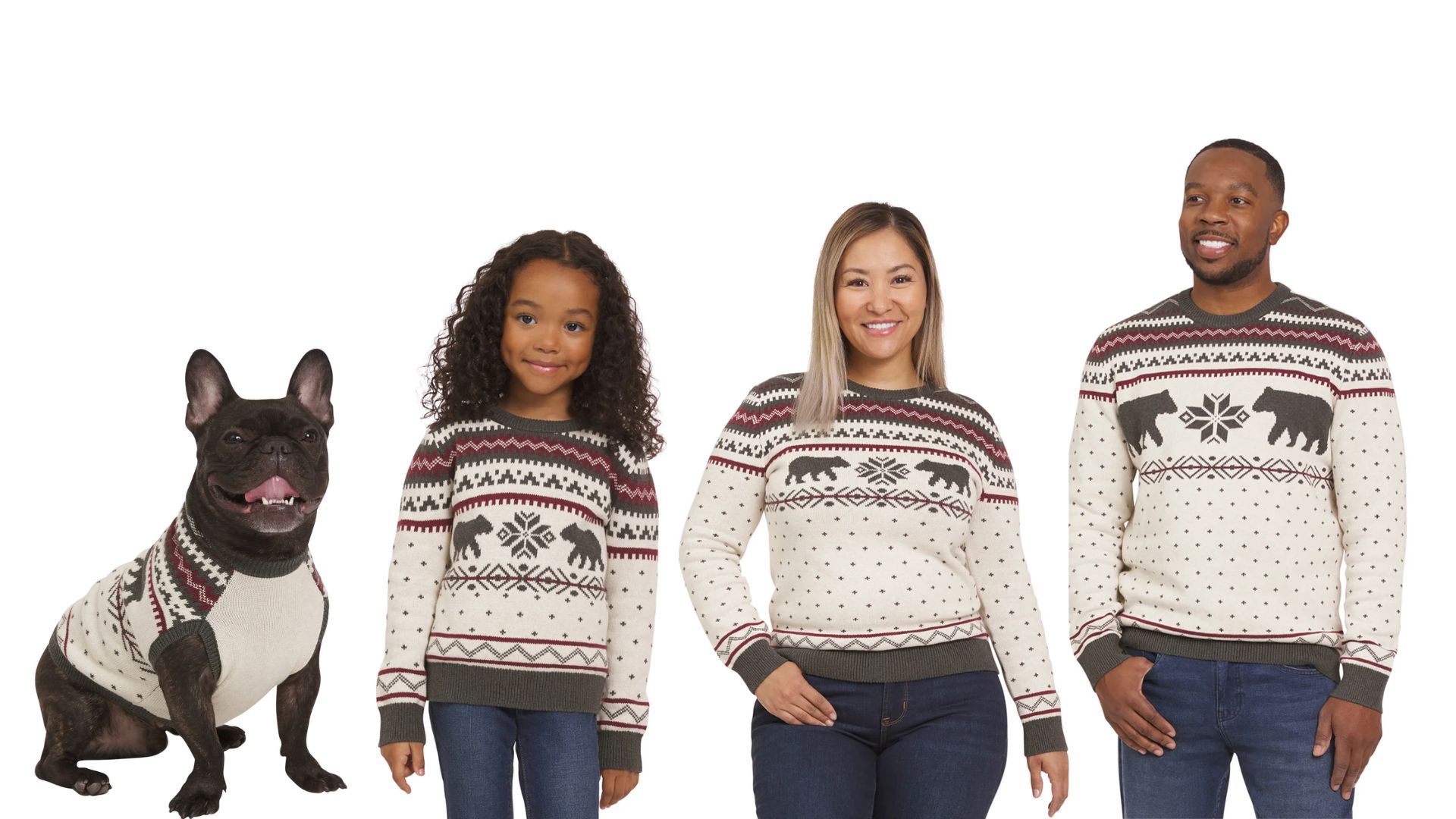 Lands&#039; End Family Holiday Sweater (Image via Costco)