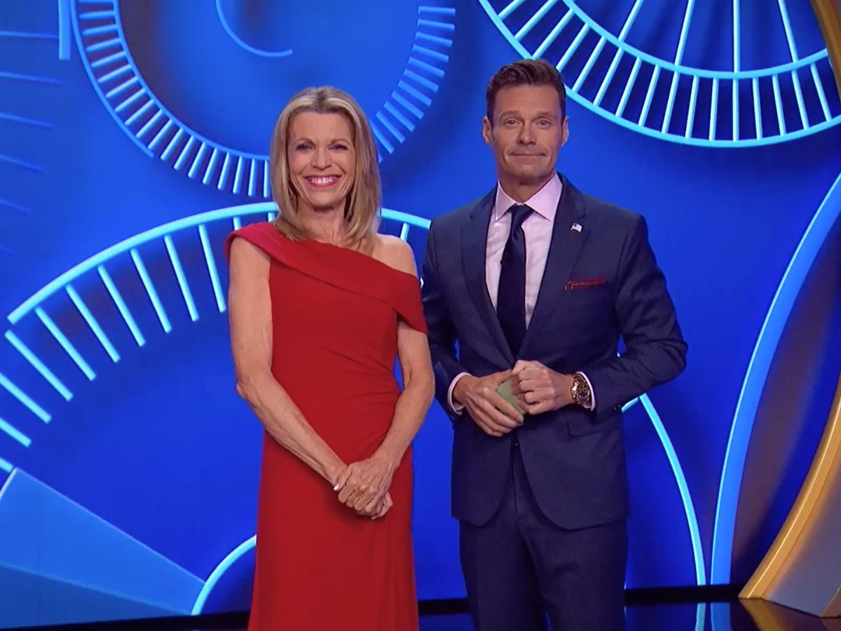 Vanna White and Ryan Seacrest from Wheel of Fortune (Image via Wheel of Fortune)