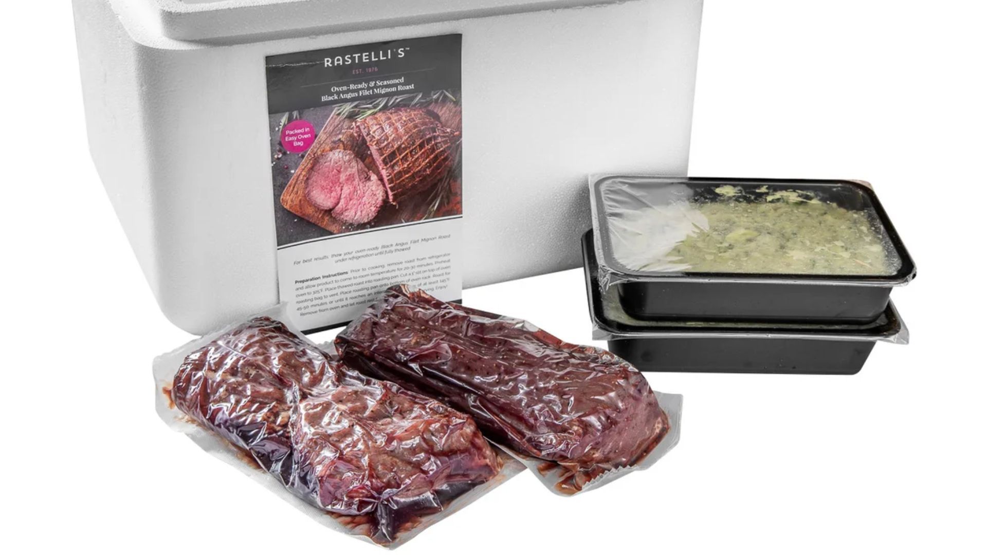 Rastelli&rsquo;s Black Angus Beef Tenderloin Roast Meal (Image via Costco)