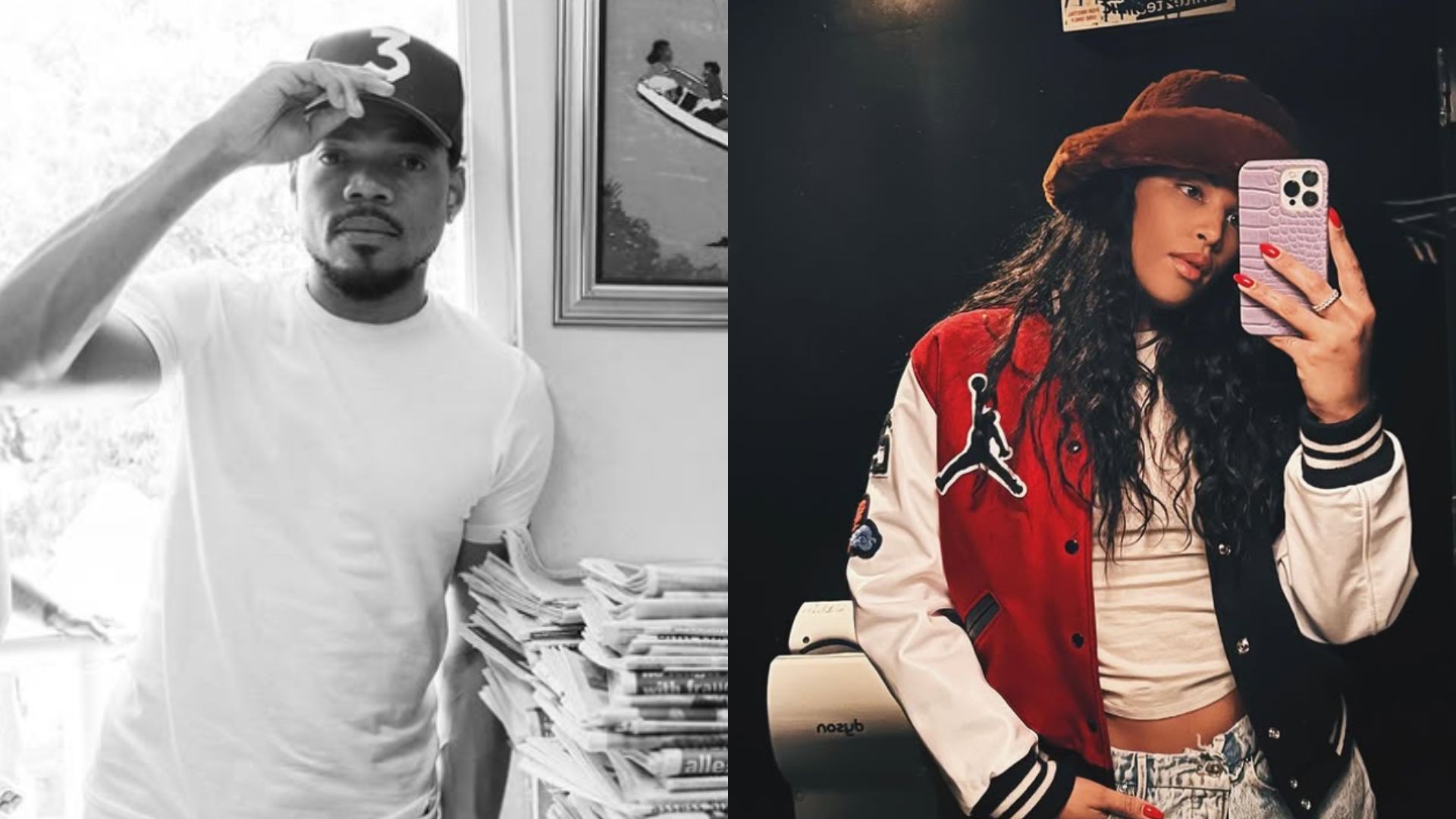 Kirsten Corley files for divorce from Chance The Rapper (Images via Instagram/@chancetherapper and @kirstencorleybennett)