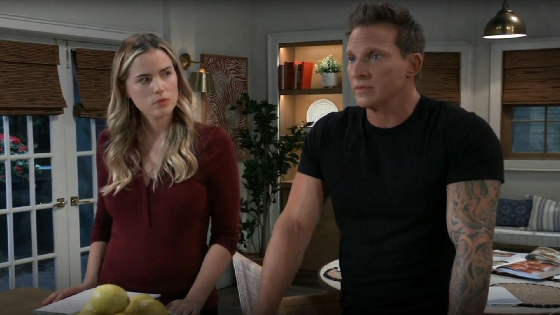 Sasha and Jason have an unusual rapport | Image Source: ABC