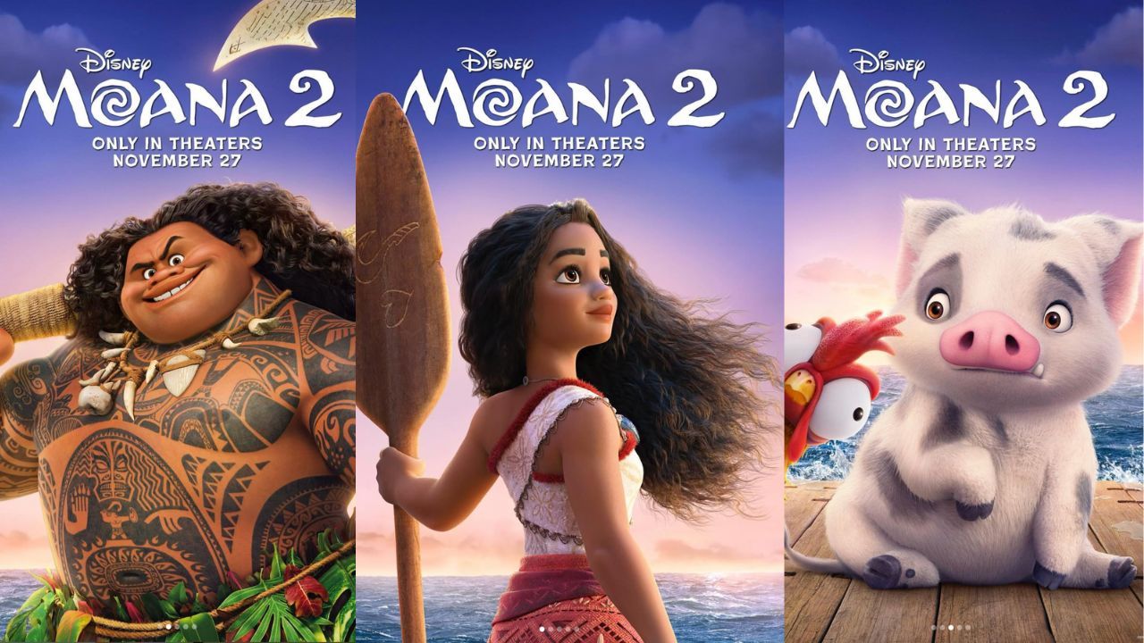 Moana 2 posters via /@disney on Instagram