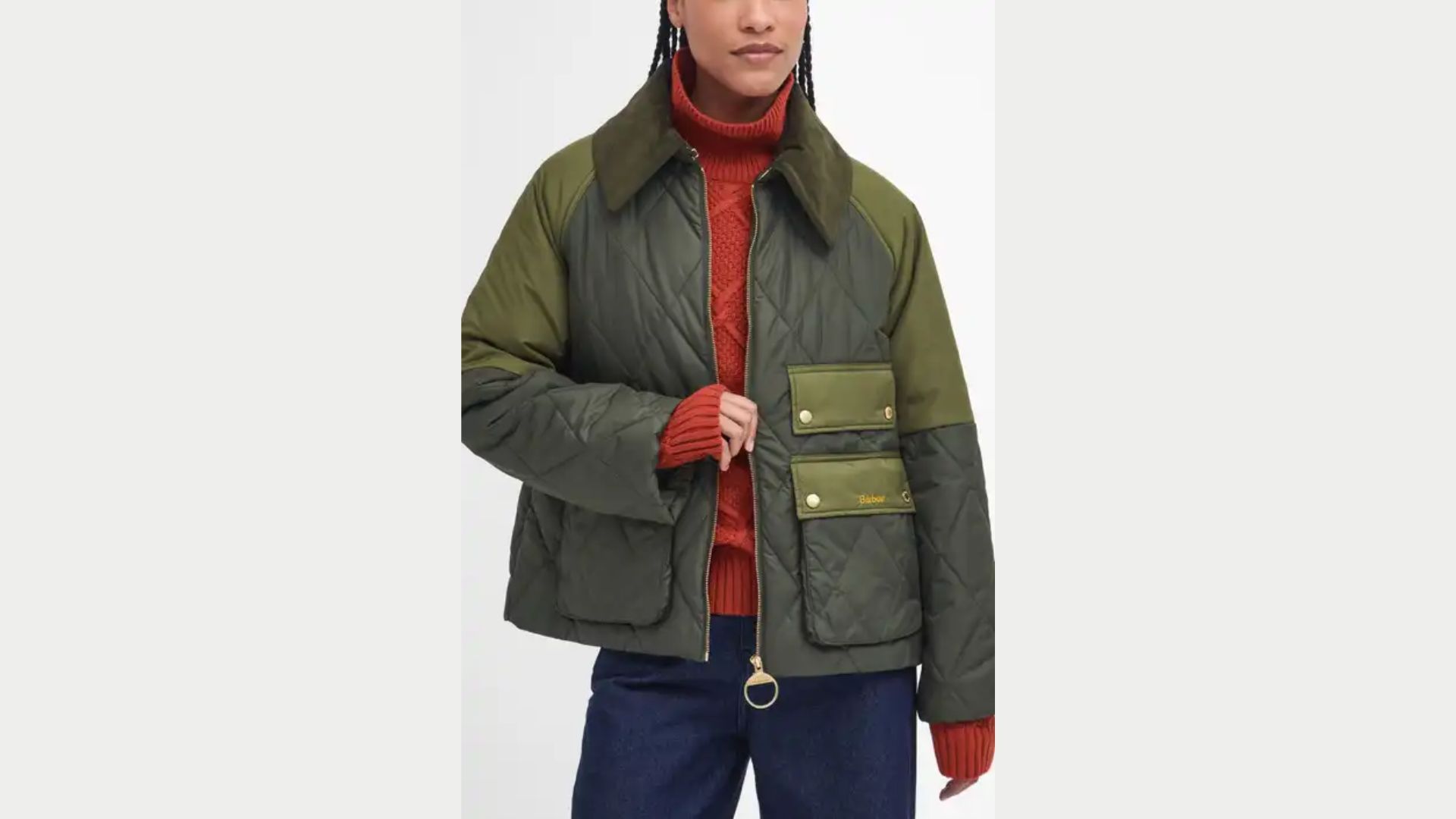 Barbour Milby Colorblock Quilted Jacket (Image via Nordstrom)