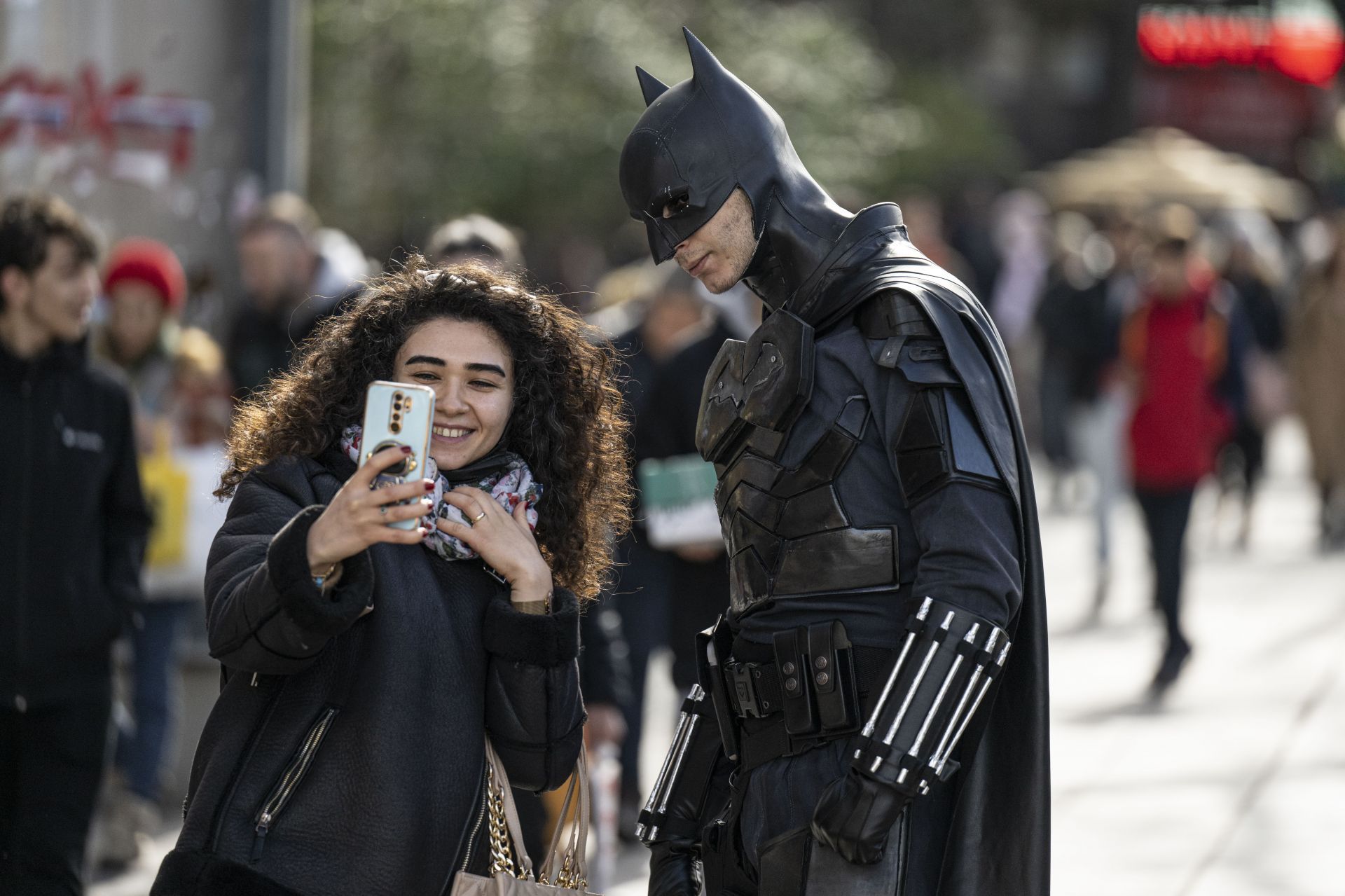 Batman-Inspired animation student in Turkish capital - Source: Getty