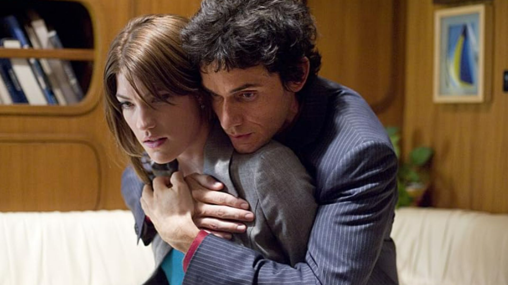 Christian Camargo as Brian and Jennifer Carpenter as Debra in Dexter (Image via Showtime, Paramount Plus)