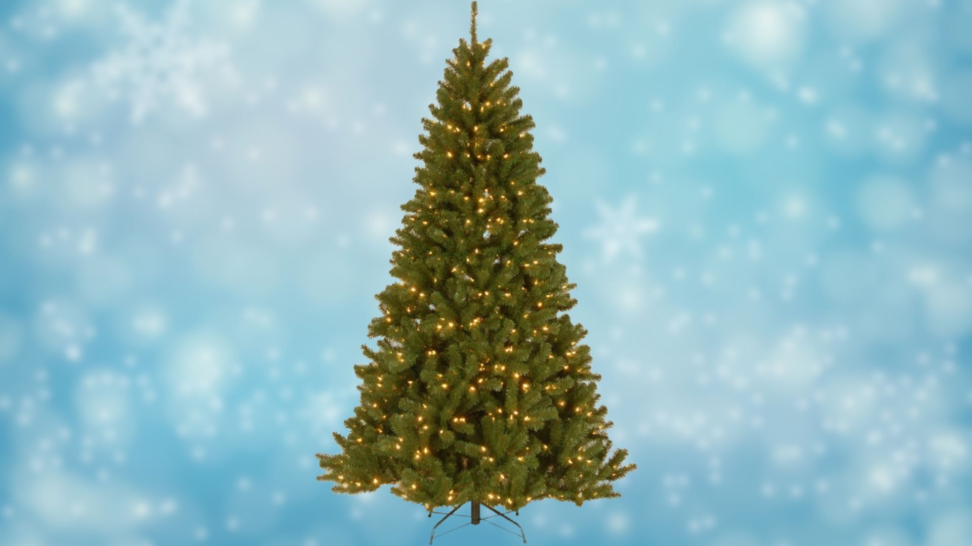 North Valley Spruce Tree with Clear Lights (Image via Wayfair)