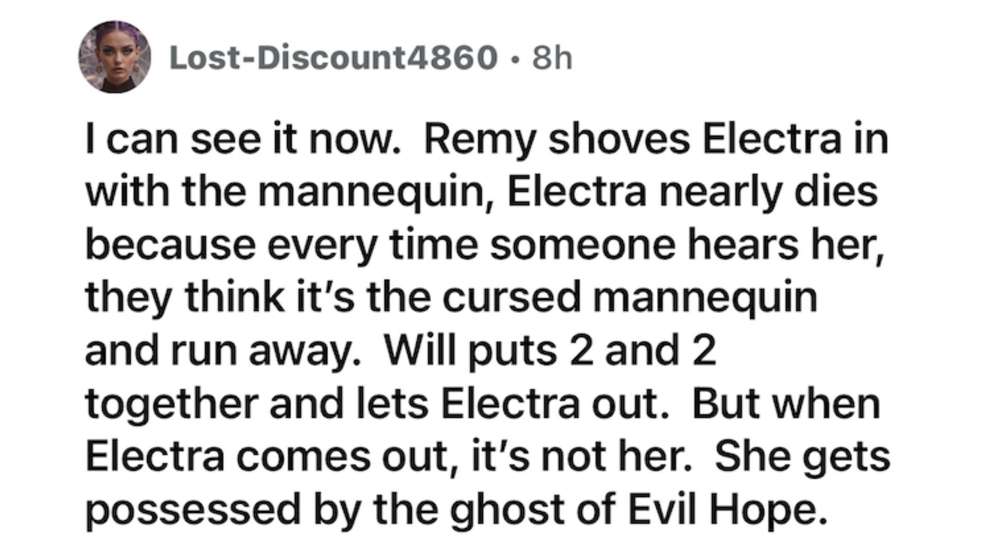 Fans share their mannequin theories on Reddit | Image: Reddit/r/boldandbeautiful