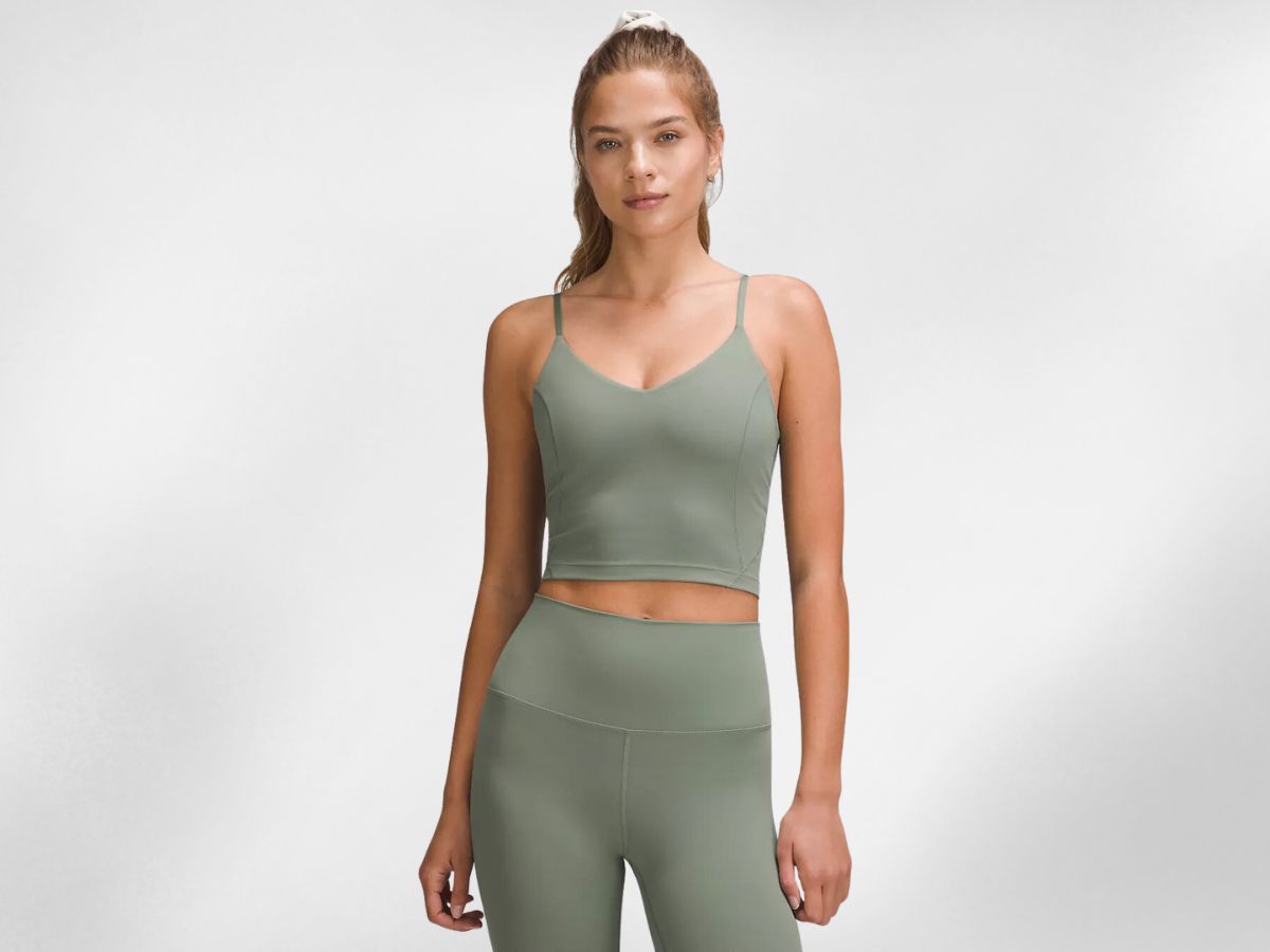 Lululemon Align&trade; Cropped Cami Tank Top (Image via Lululemon)