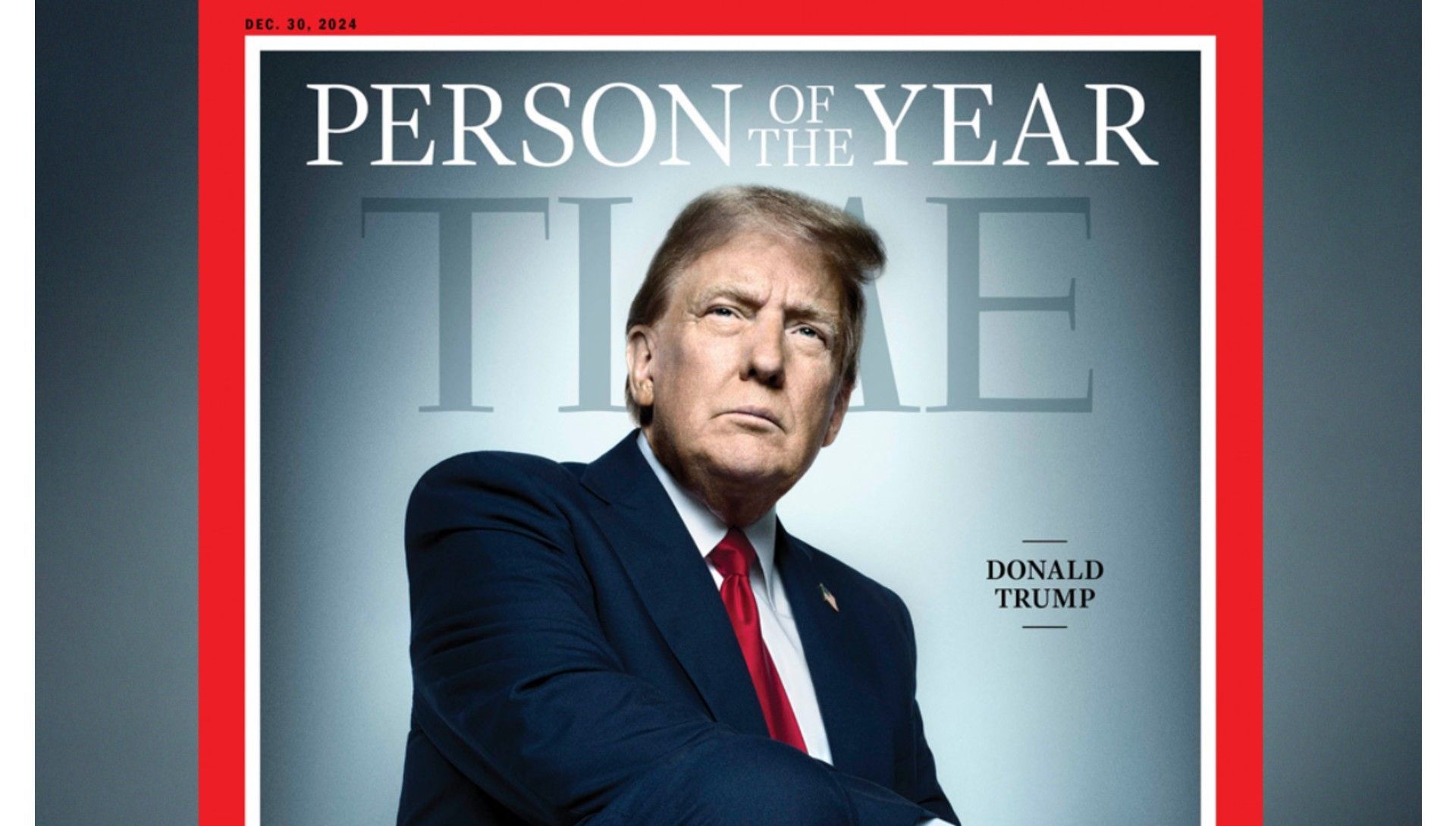 Donald Trump featured on TIME Magazine as The Perosn of the Year (Image via Instagram / @time)