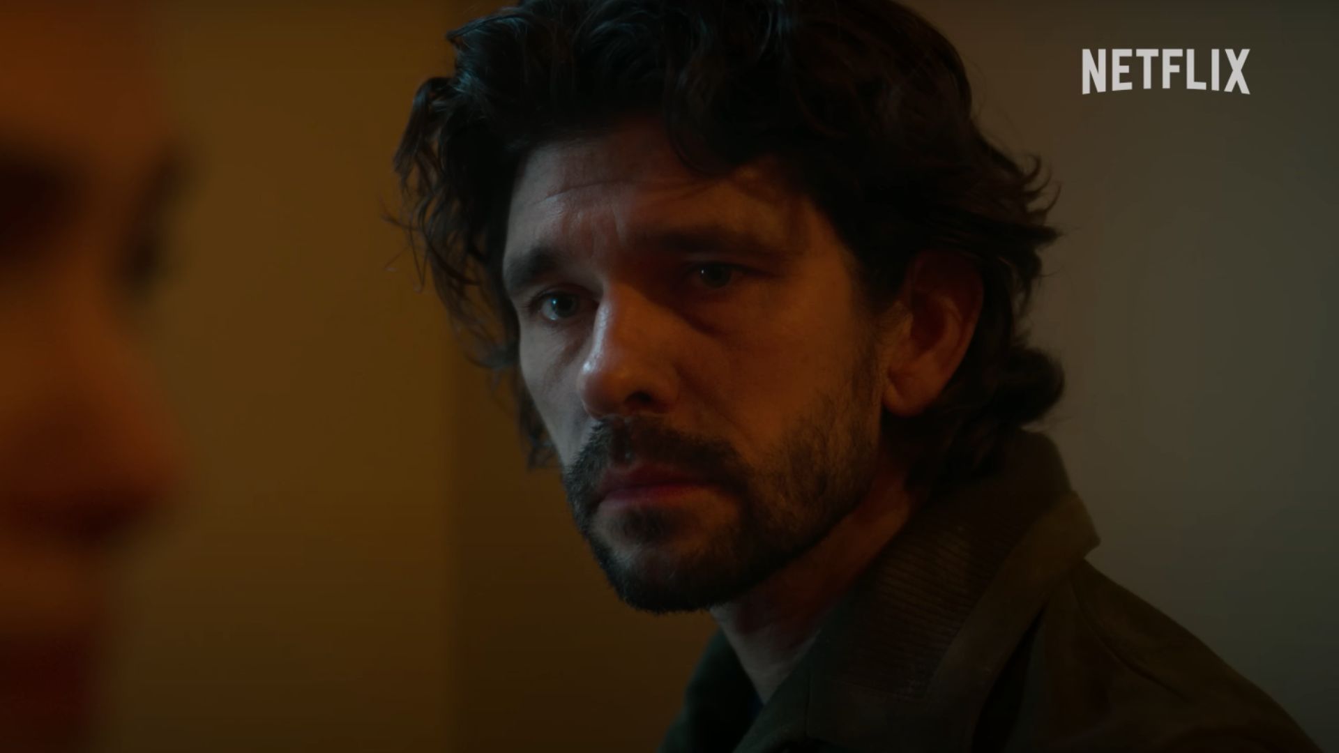 Ben Whishaw in Black Doves (Image via Netflix)