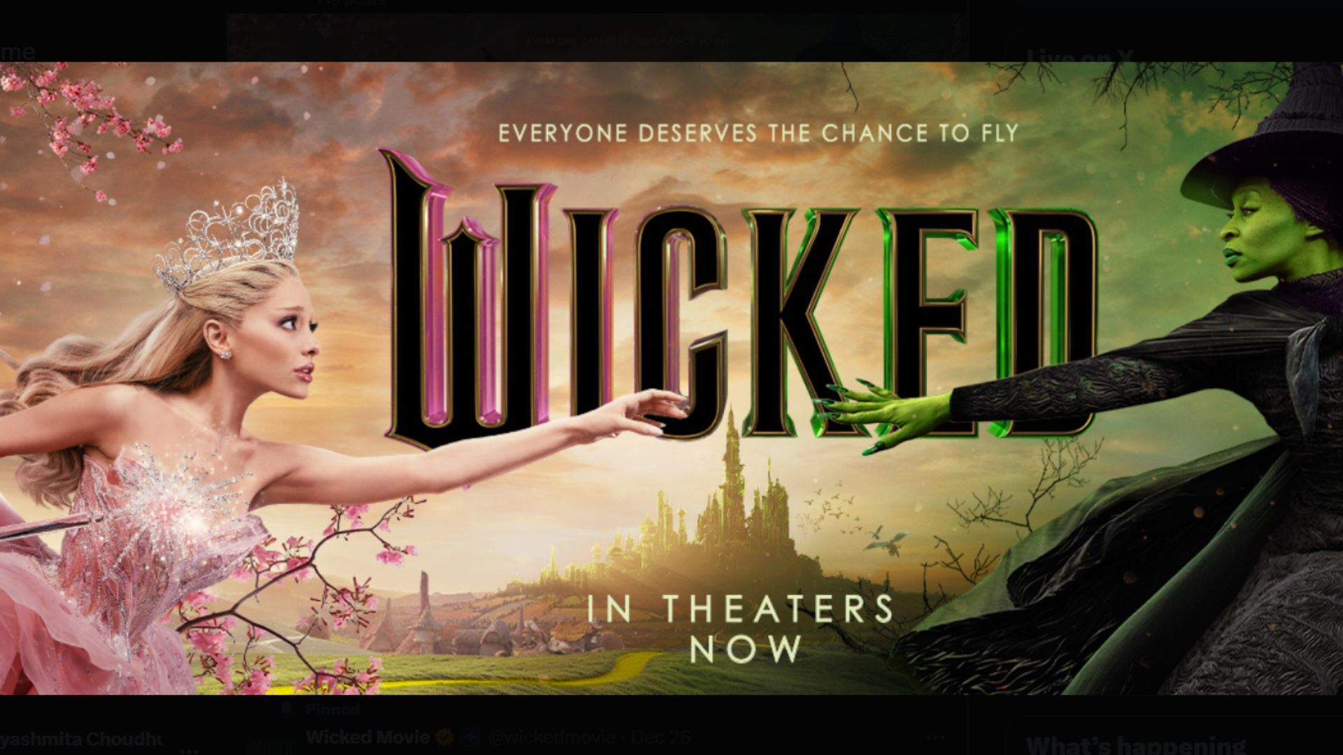 Wicked to premiere on OTT platforms today: Streaming details, explored (Image Source - x/Wicked Movie)