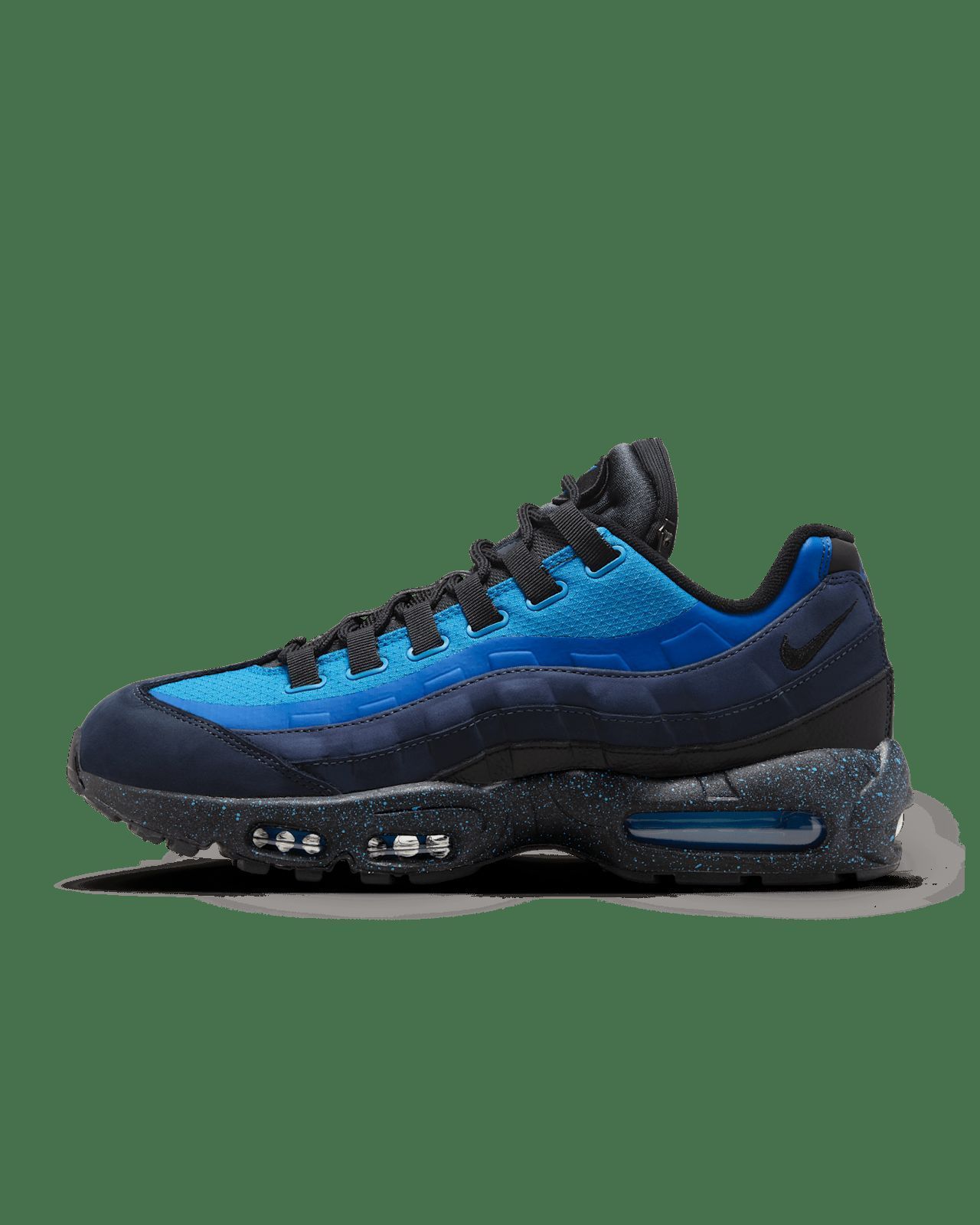 Air Max 95 x Stash Black and Harbor Blue (Image via Nike SNKRS)