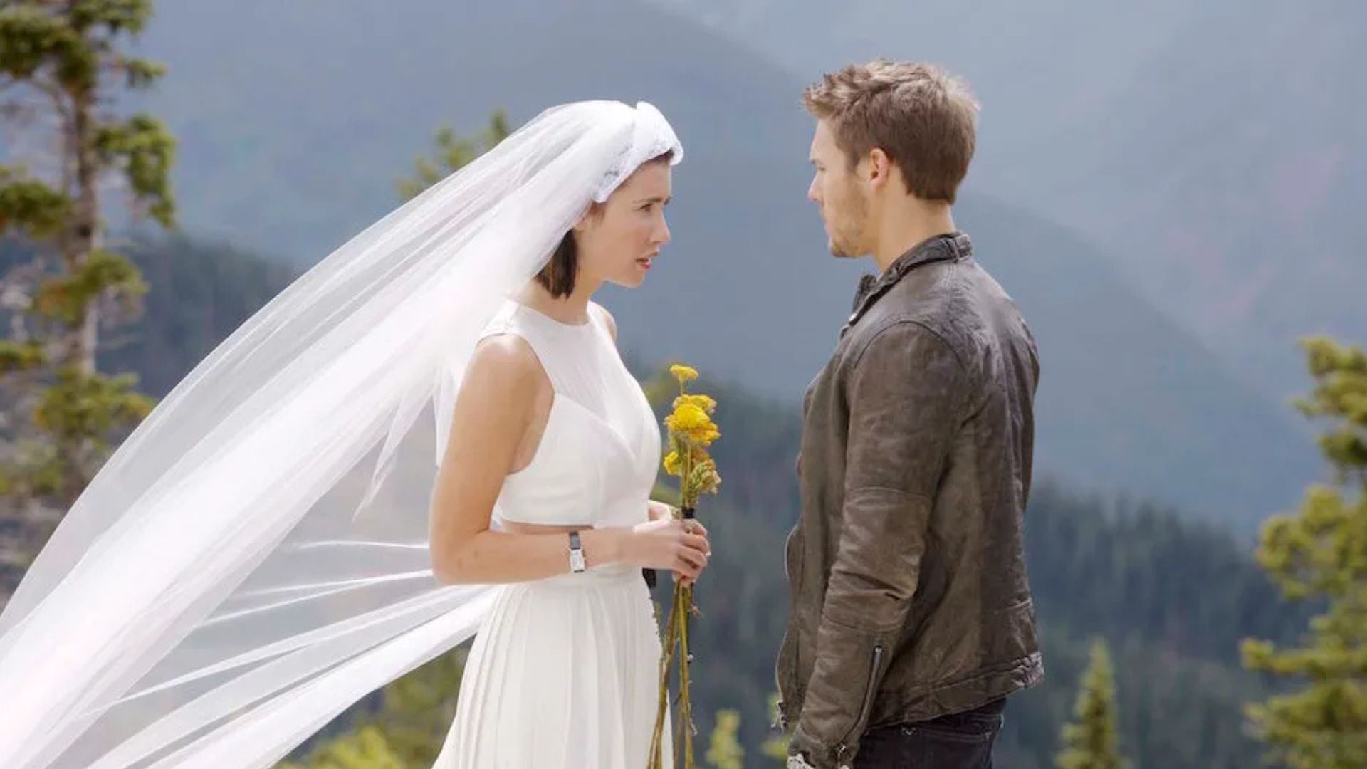 Steffy and Liam marry on a mountain peak on B&amp;B | Image Source: JPI/CBS