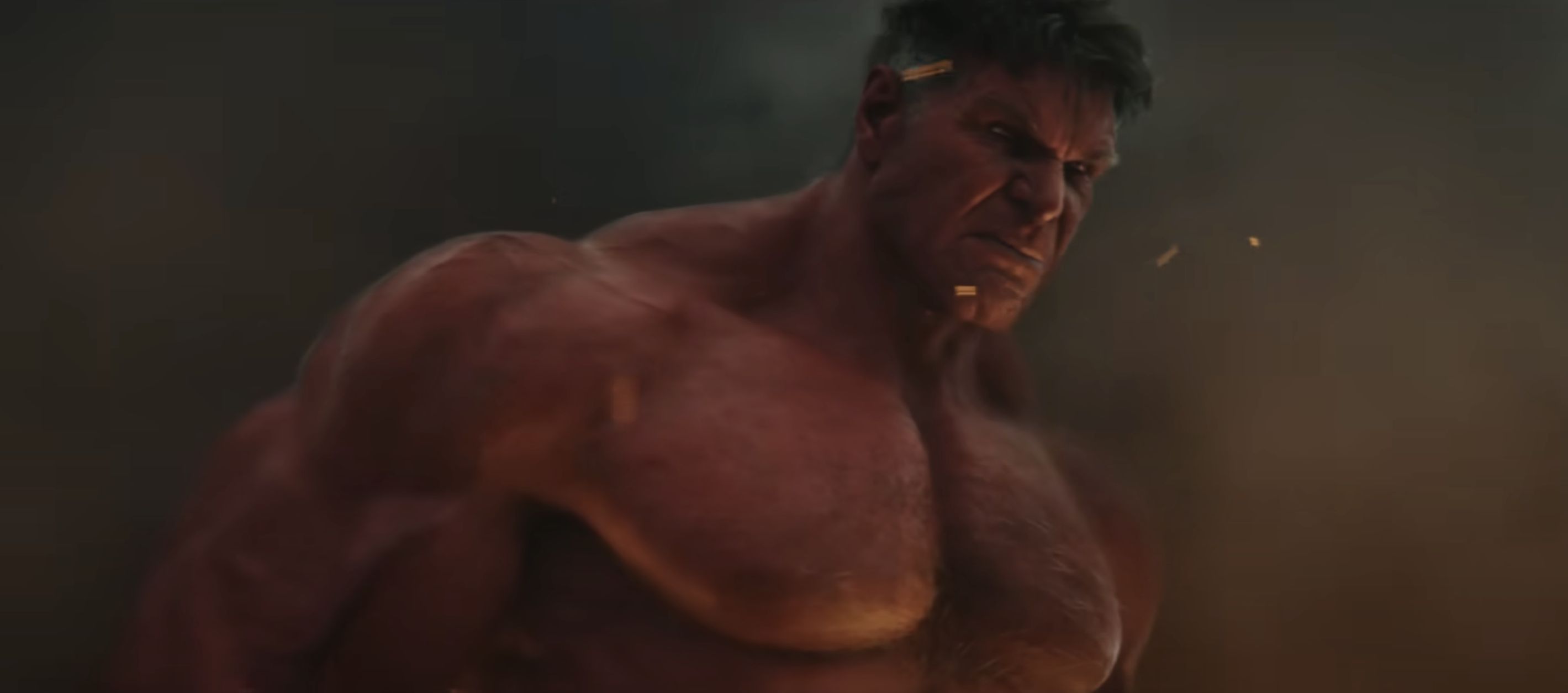 Red Hulk in Captain America: Brave New World (Image via YouTube/@Marvel Entertainment)