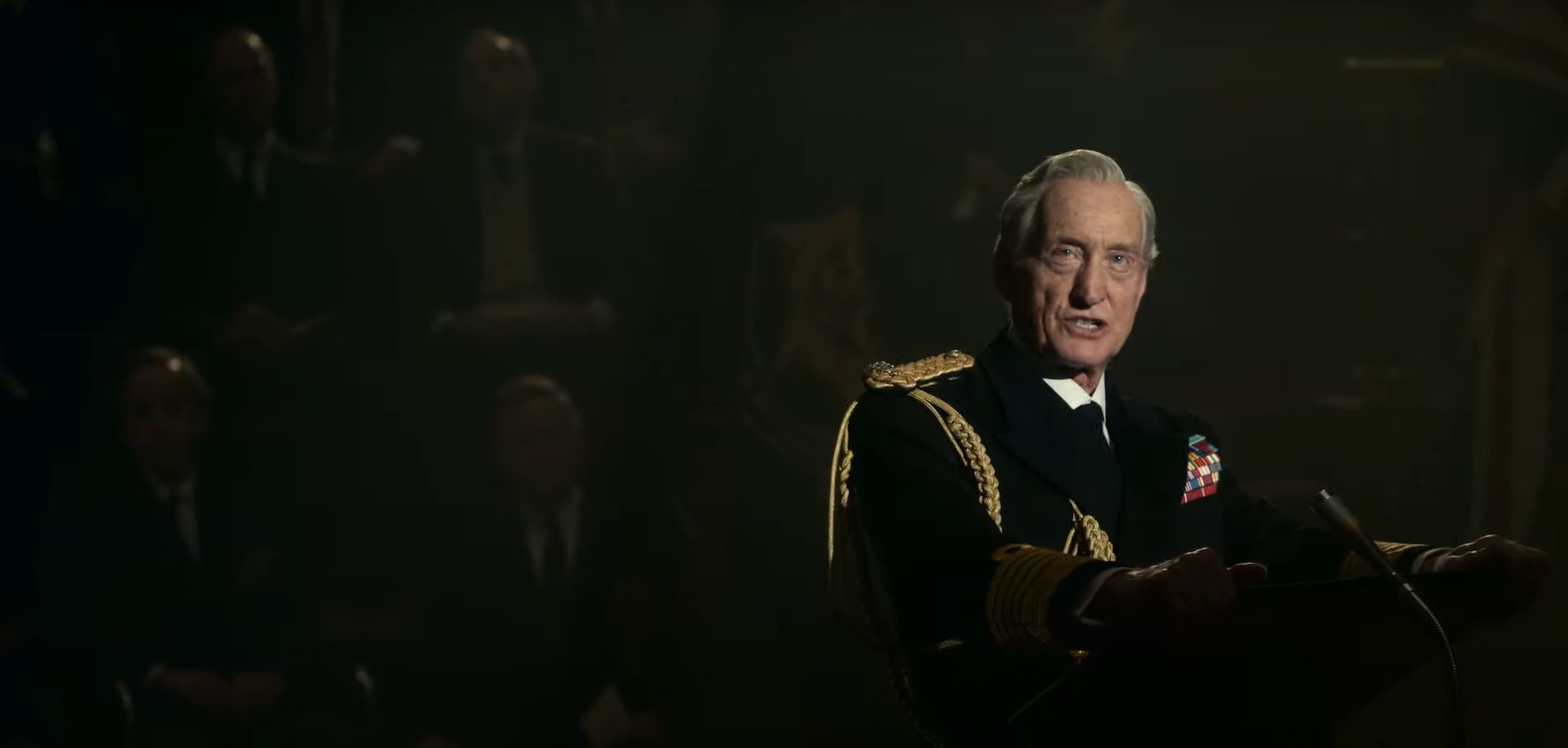 Charles Dance as Lord Mountbatten in The Crown (Image by Netflix)