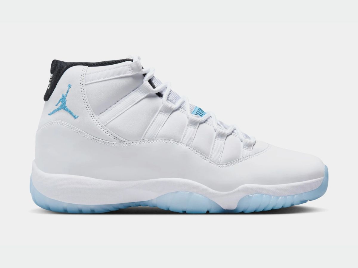 Air Jordan 11 &quot;Legend Blue&quot; (Image via Shoe Palace)