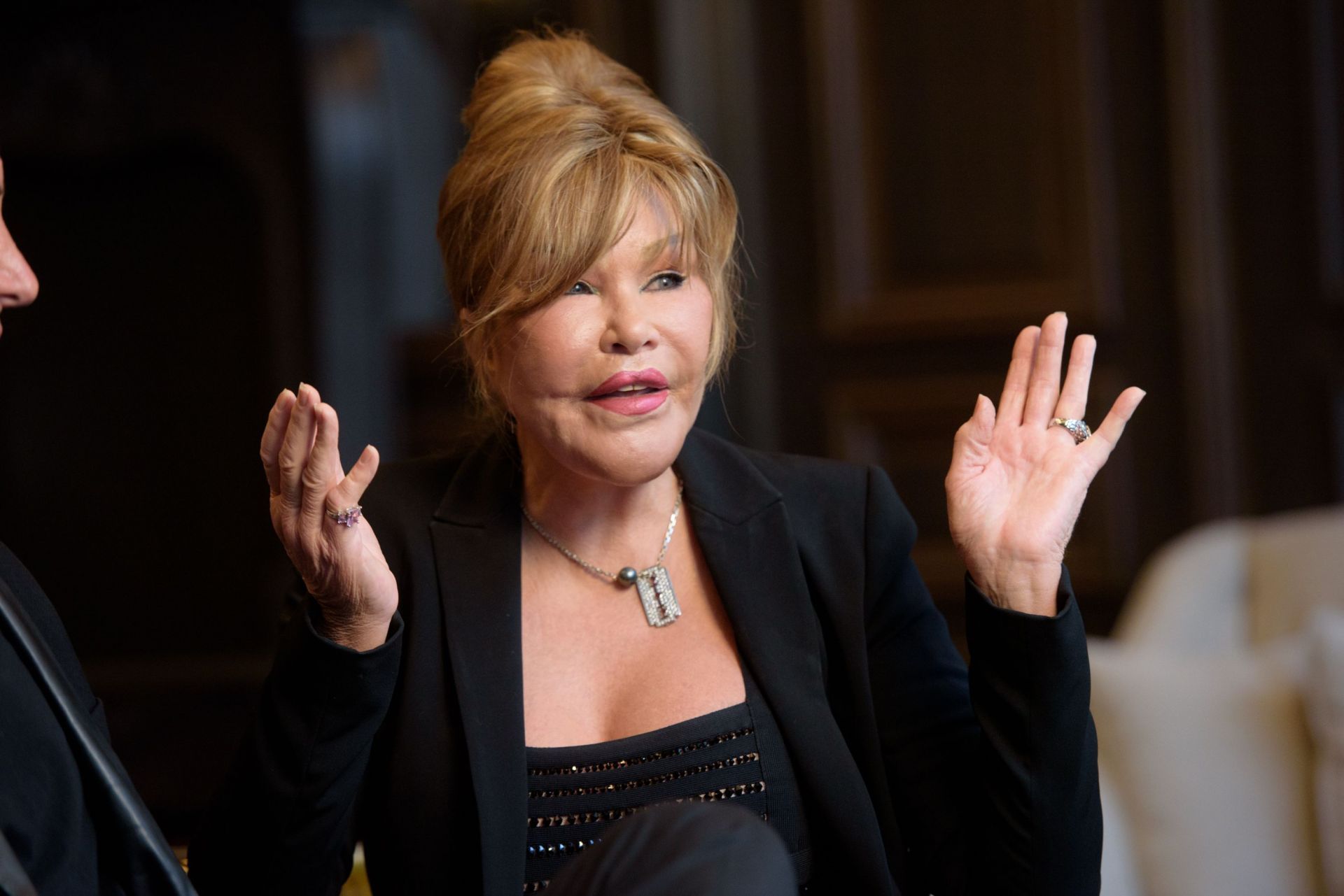 Jocelyn Wildenstein &amp; Lloyd Klein Discuss Their Engagement - Source: Getty