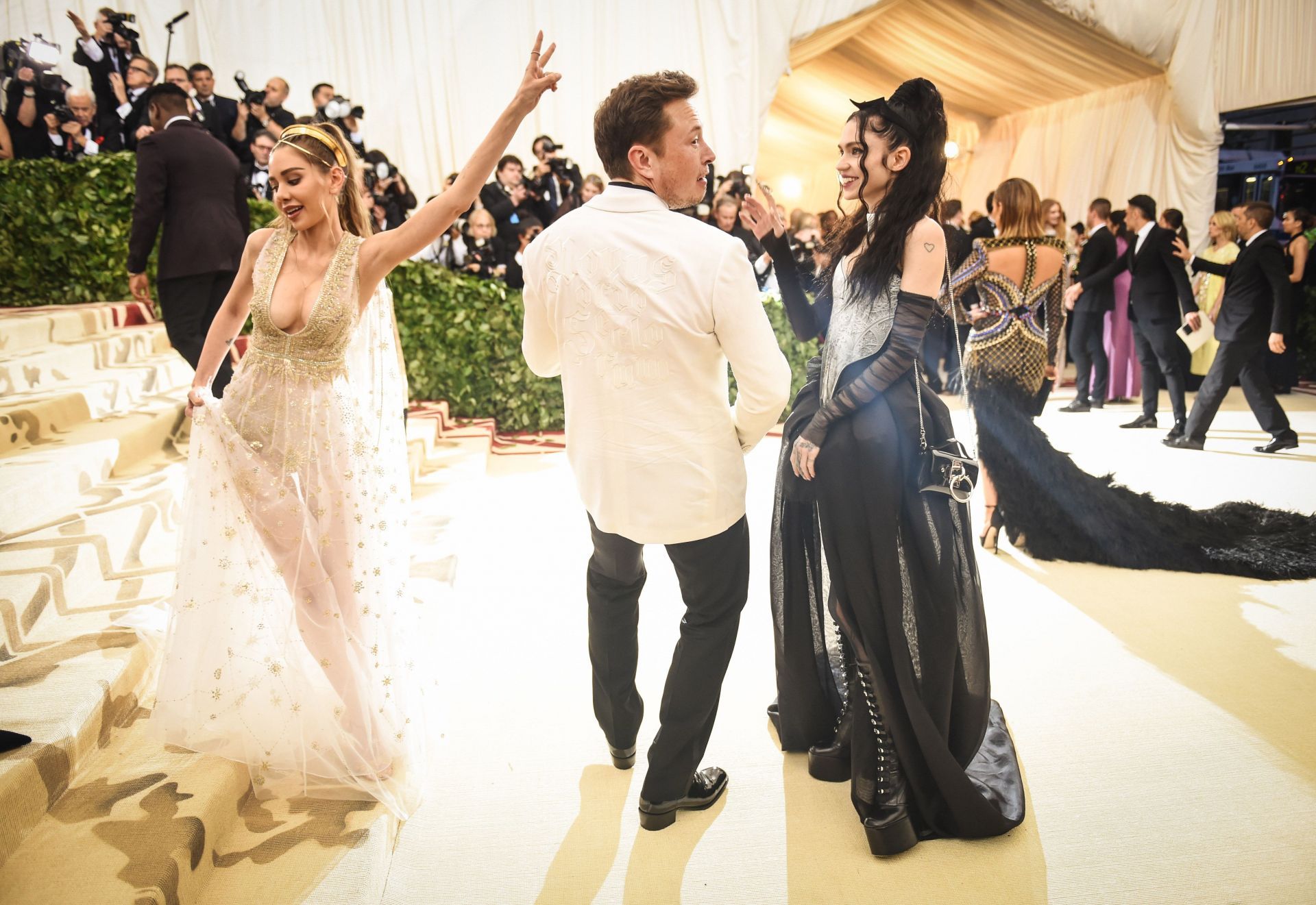 Elon Musk and Grimes - Source: Getty