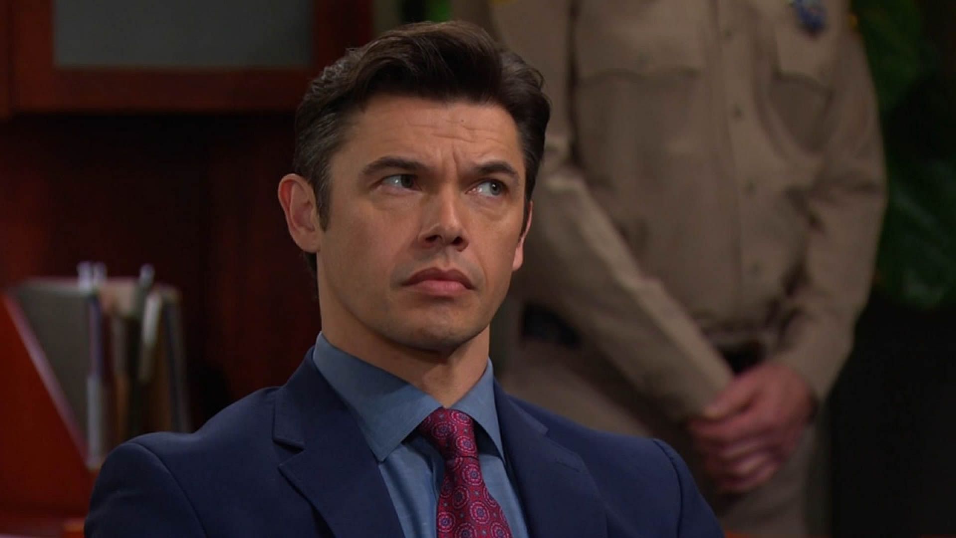 Days of Our Lives&#039; Xander in court. | Image Source: Peacock