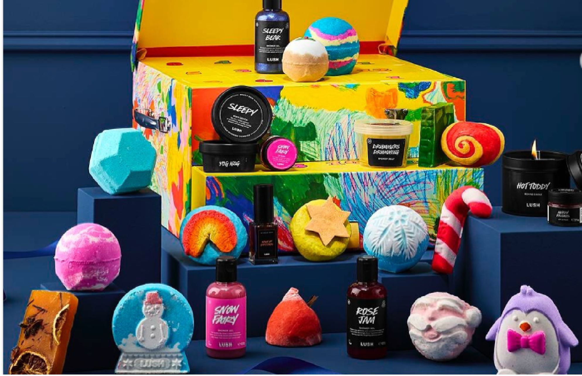 The limited edition Lush Advent Calendar is here! (Image via Lush)