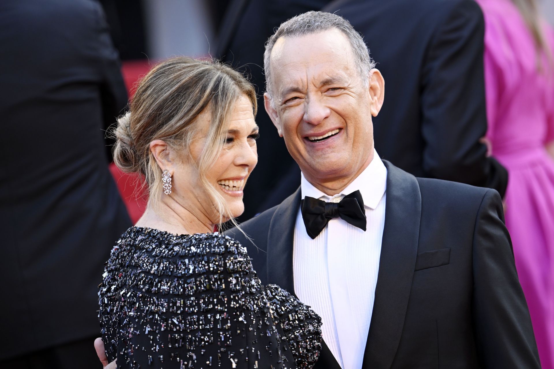 Rita Wilson and Tom Hanks (Photo by Gareth Cattermole/Getty Images)