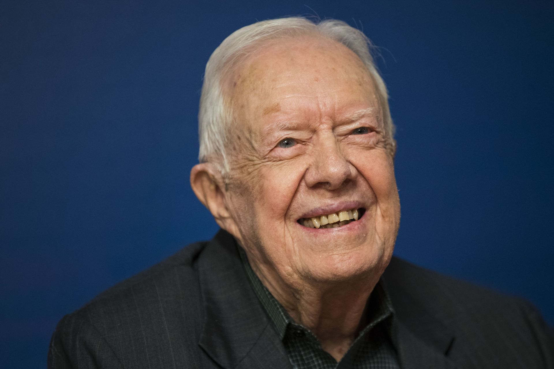 Jimmy Carter Signs Copies Of His New Book &quot;Faith: A Journey For All&quot; - Source: Getty