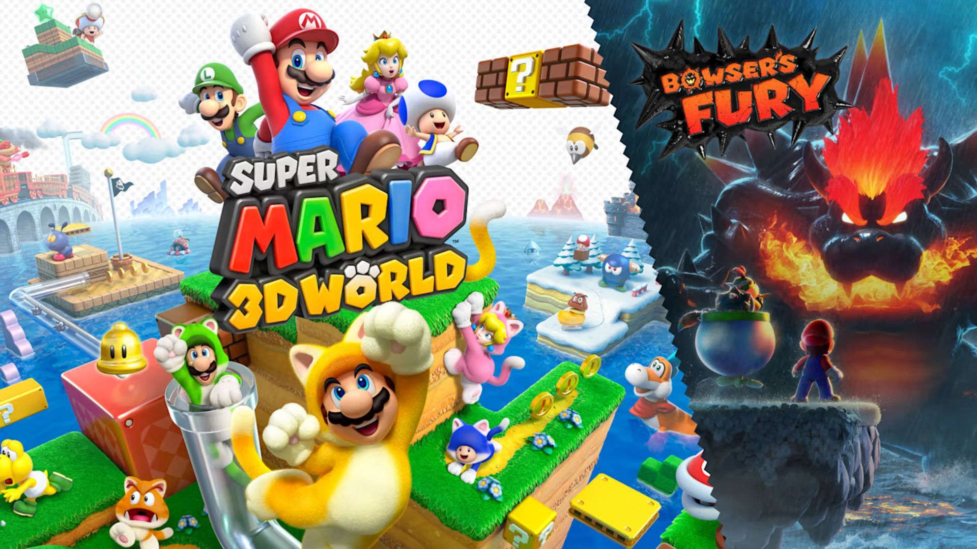 Super Mario 3D World + Bowser&rsquo;s Fury (Image via Nintendo)