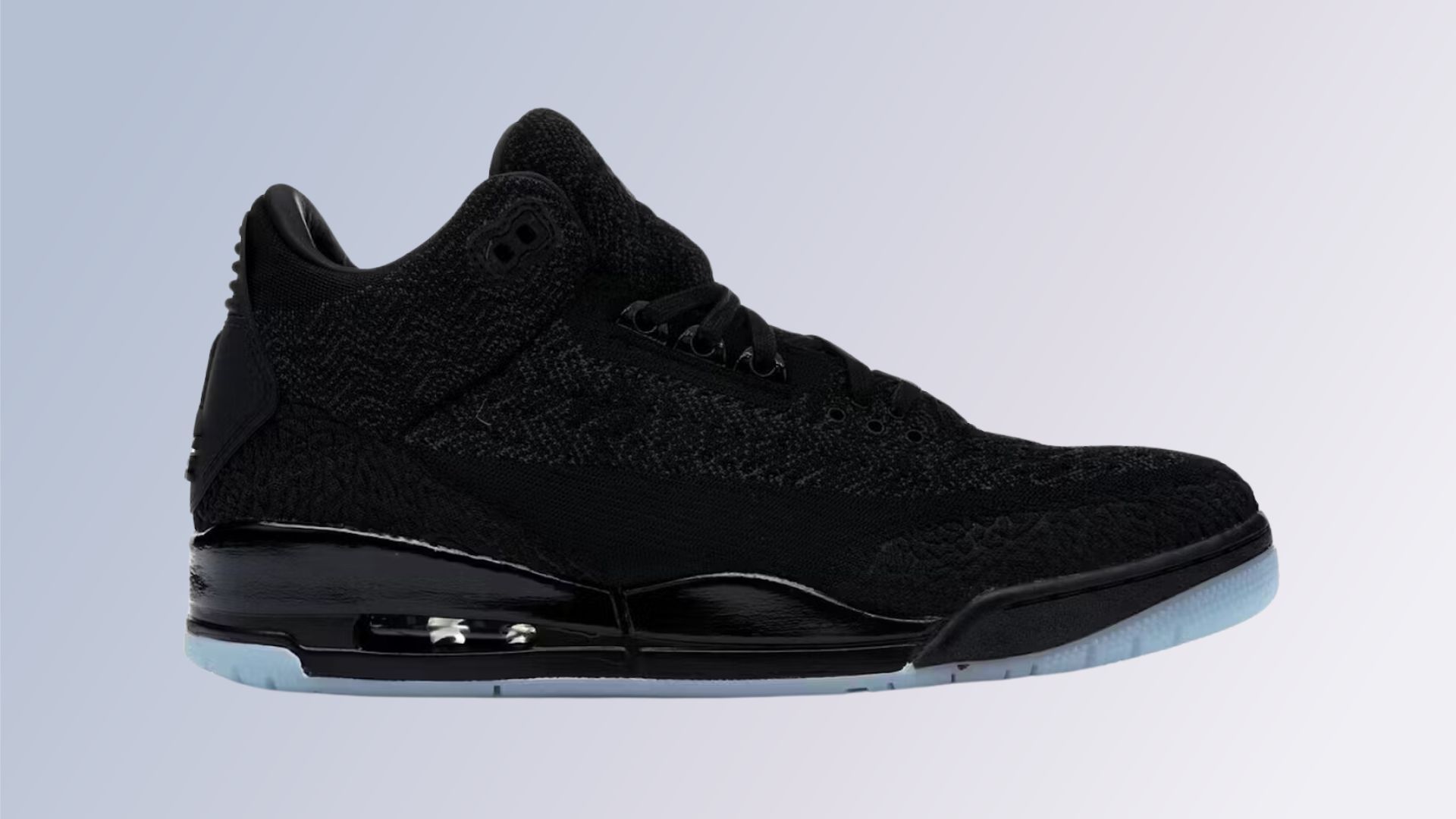 Jordan 3 Retro Flyknit Black (Image via StockX)