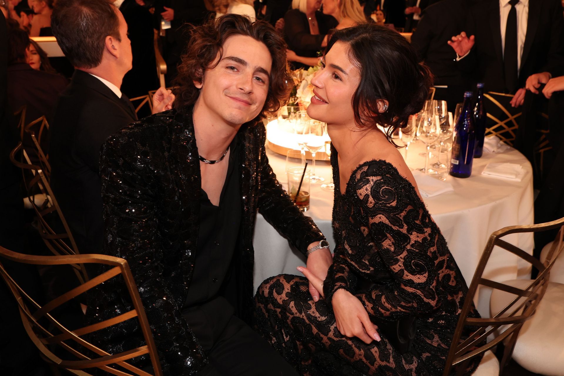 Timothee Chalamet and Kylie Jenner - Source: Getty