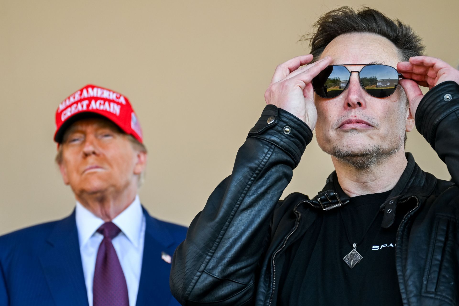 Donald Trump Watches SpaceX Launch Its Sixth Test Flight Of Starship Spacecraft (Image via Getty)