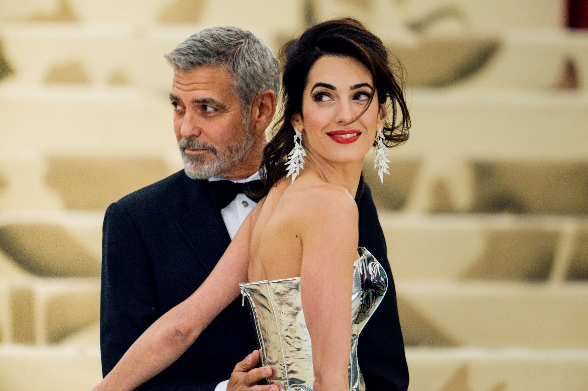 George and Amal Clooney (Photo by Ray Tamarra/GC Images)