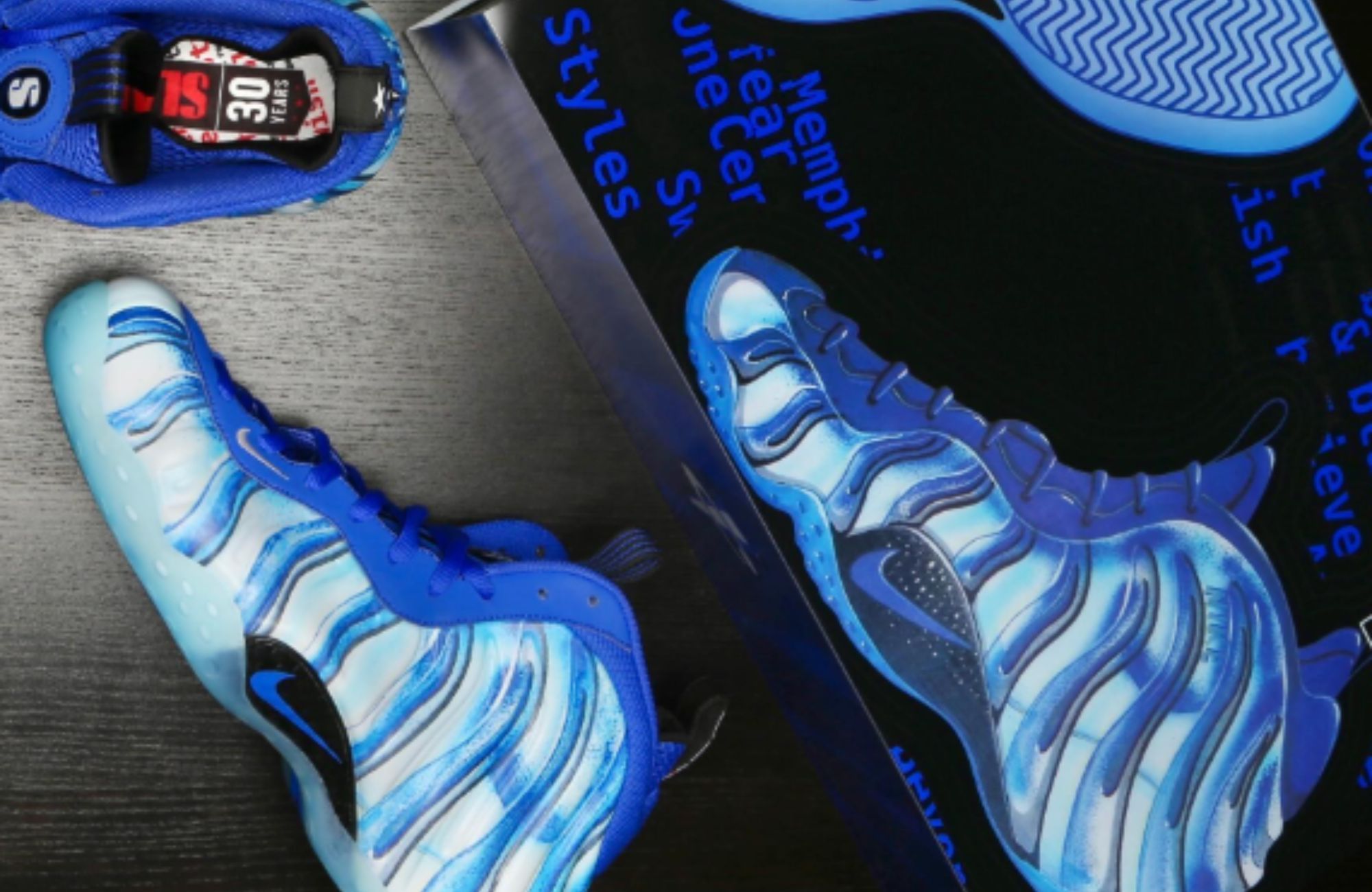 SLAM x Nike Air Foamposite One sneakers (Image via Instagram)