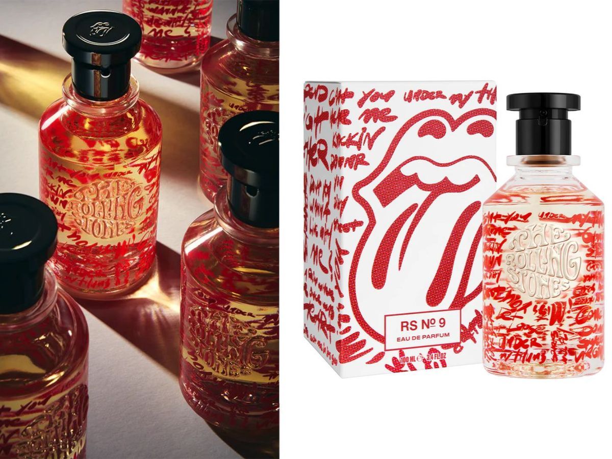 The Rolling Stone&#039;s debut RS No.9 perfume (image via The Rolling Stones)