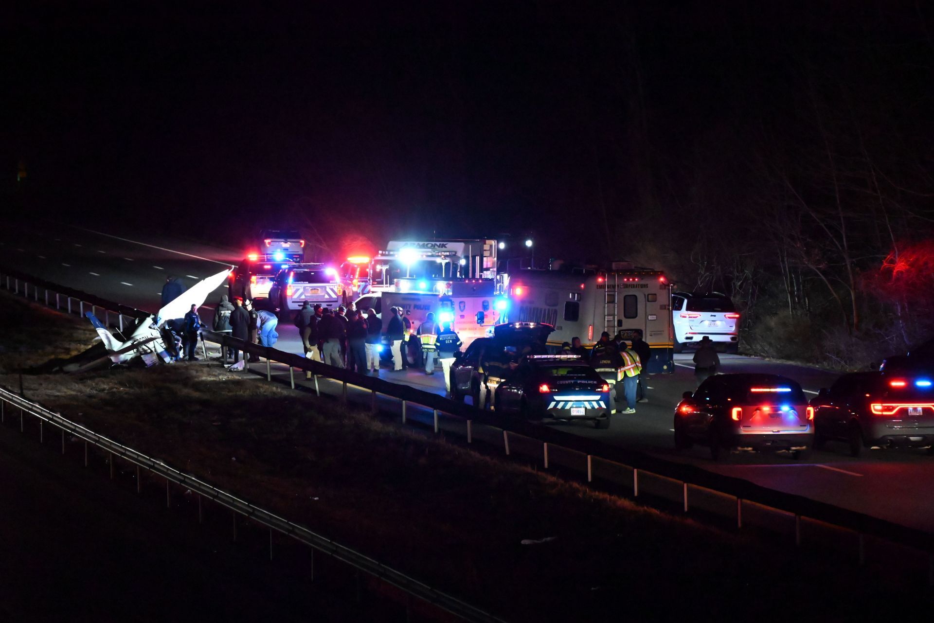 Small plane crashes on New York highway, one dead - Source: Getty