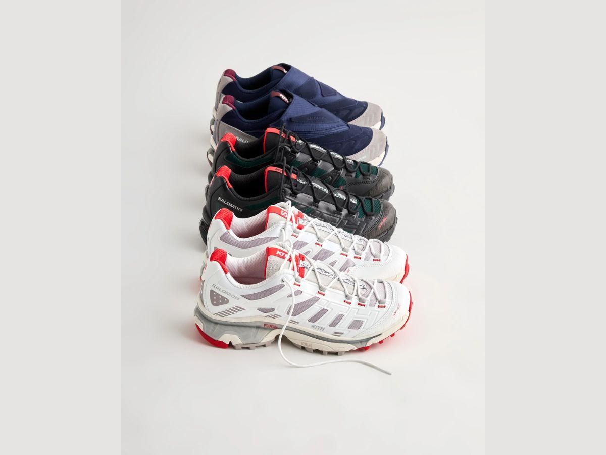 Kith x Salomon &quot;Kithmas&quot; 2024 sneaker collection (Image via Kith)