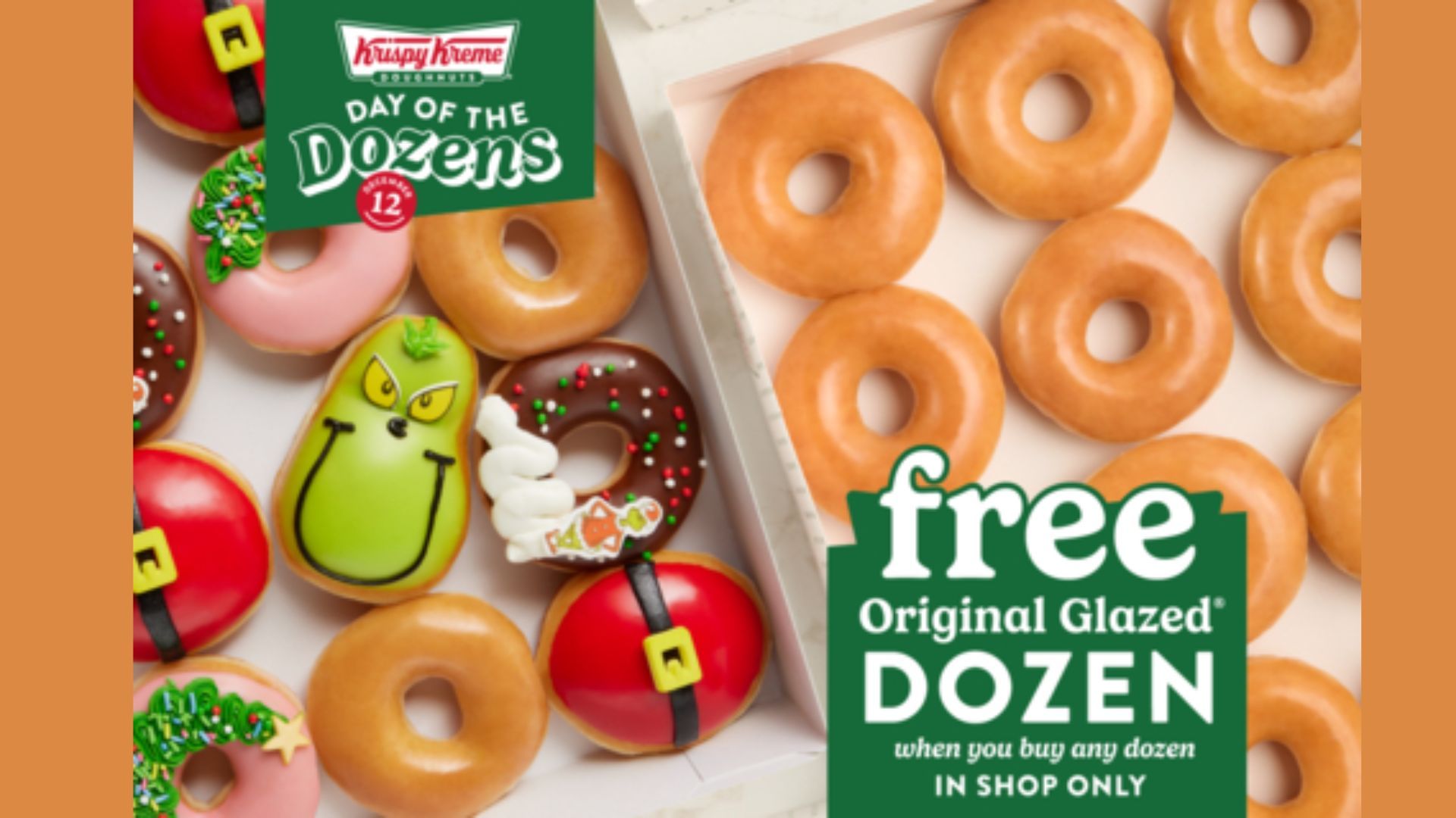 How to get a free dozen of Krispy Kreme Doughnuts? 