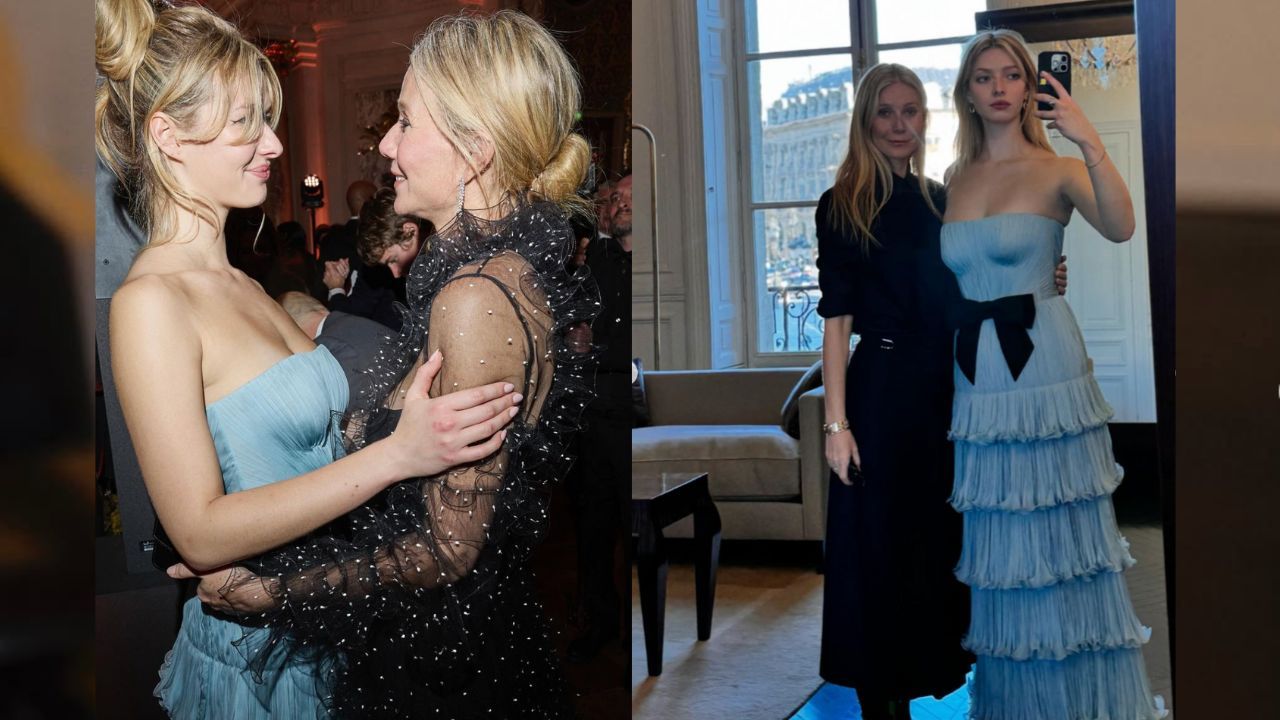 Apple Martin and Gwyneth Paltrow at the Le Bal via @gwynethpaltrow on Instagram