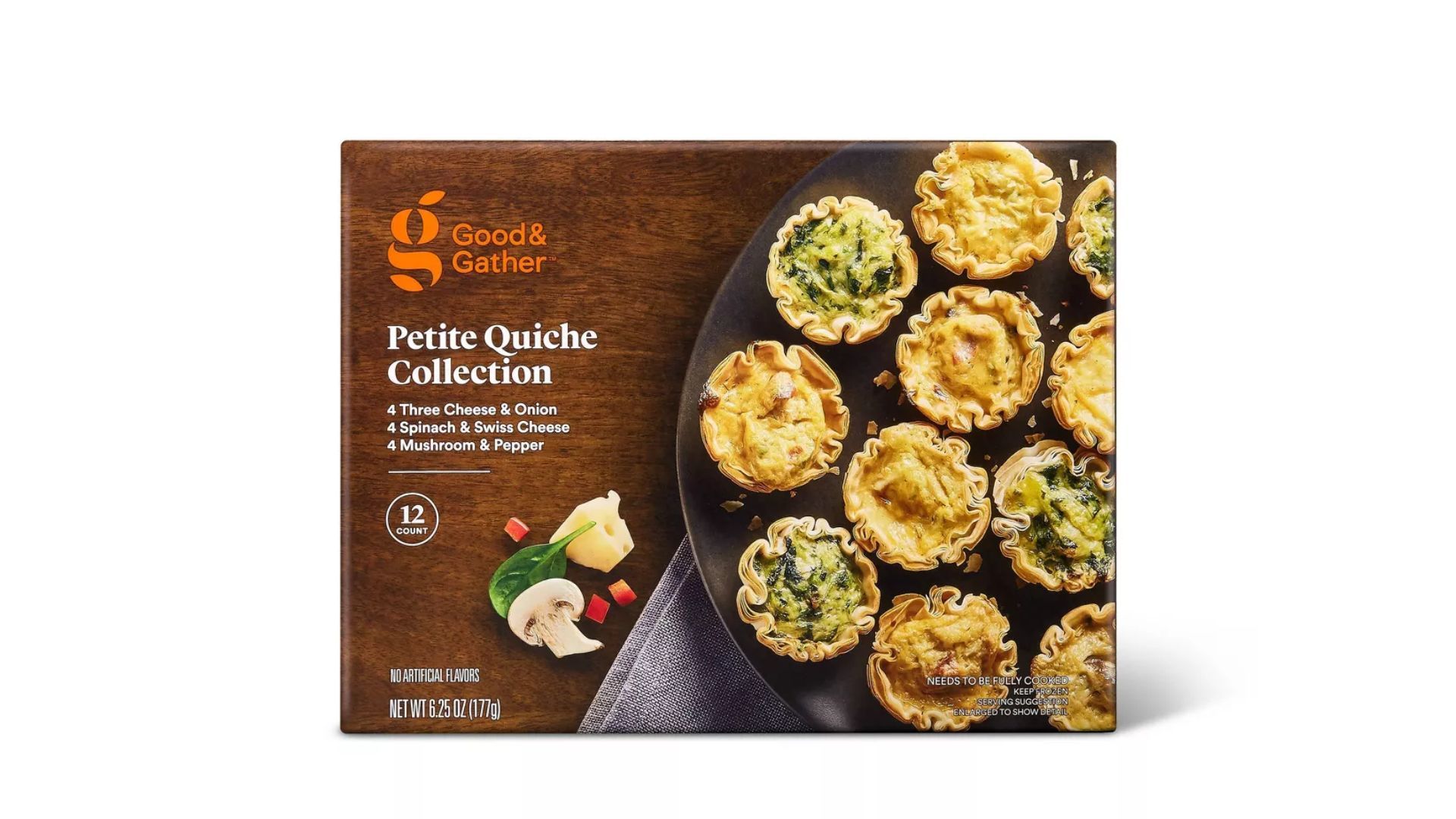 Frozen Petite Quiche Collection (Image via Target)