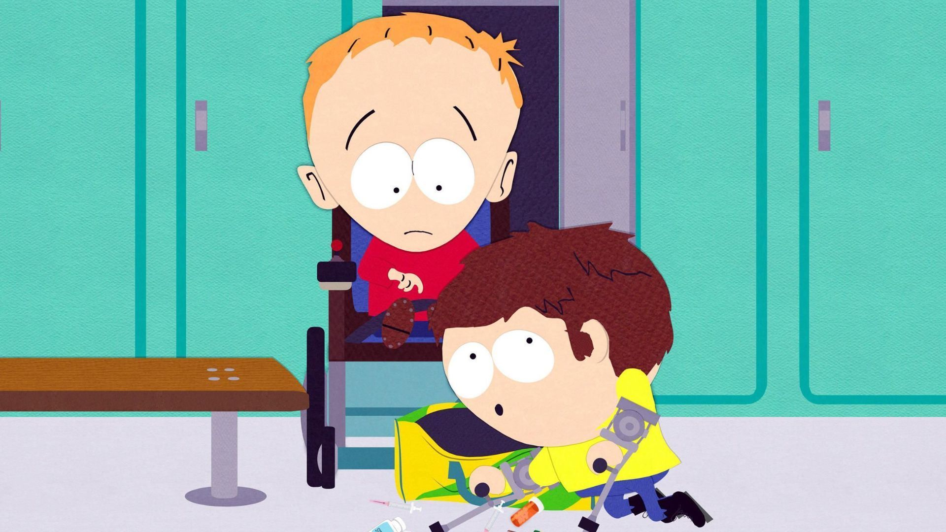 Jimmy and Timmy&#039;s disabilities in South Park (Image via Comedy Central)