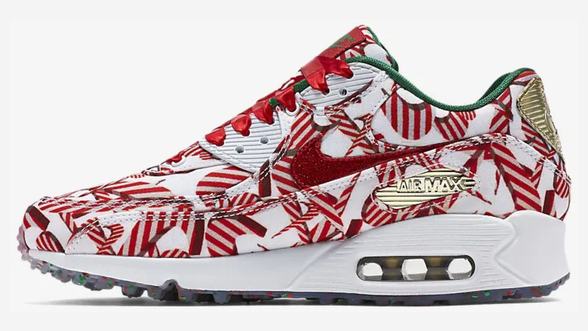 Nike Air Max 90 &#039;Gift Wrapped Pack&#039; (Image via Goat)