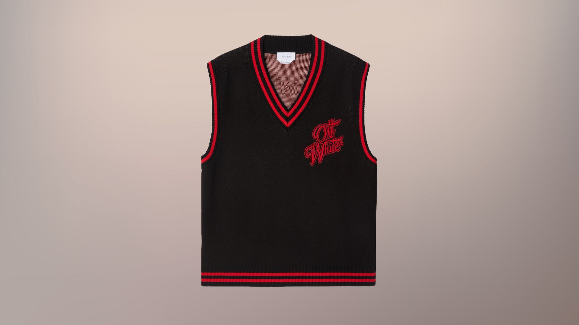 Black golf vest (Image via Off-White)