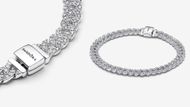 Pandora Timeless Pavé Cuban Chain Bracelet (Image via Pandora)