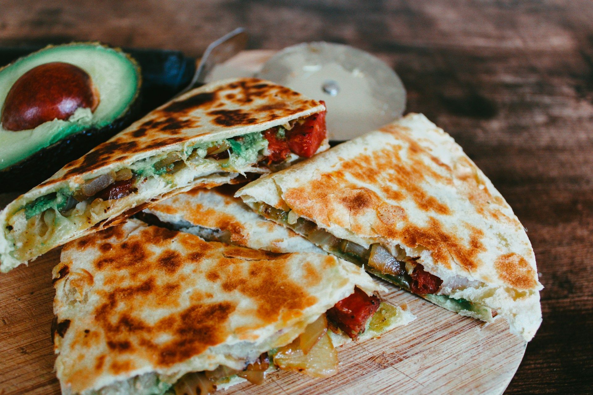 Christmas ham quesadilla with sweet pickled onions (Representational image via Lottie Griffiths on Unsplash)