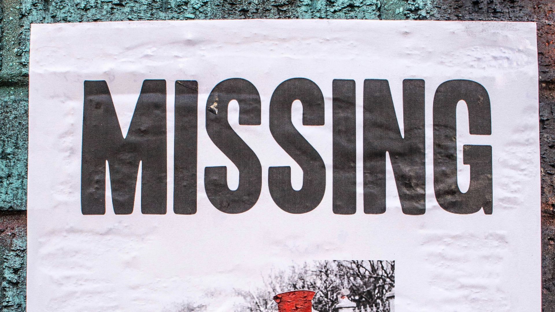 Missing person poster (Image via Unsplash)