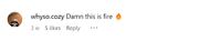 Instagram comment (Image via @cactusjack)