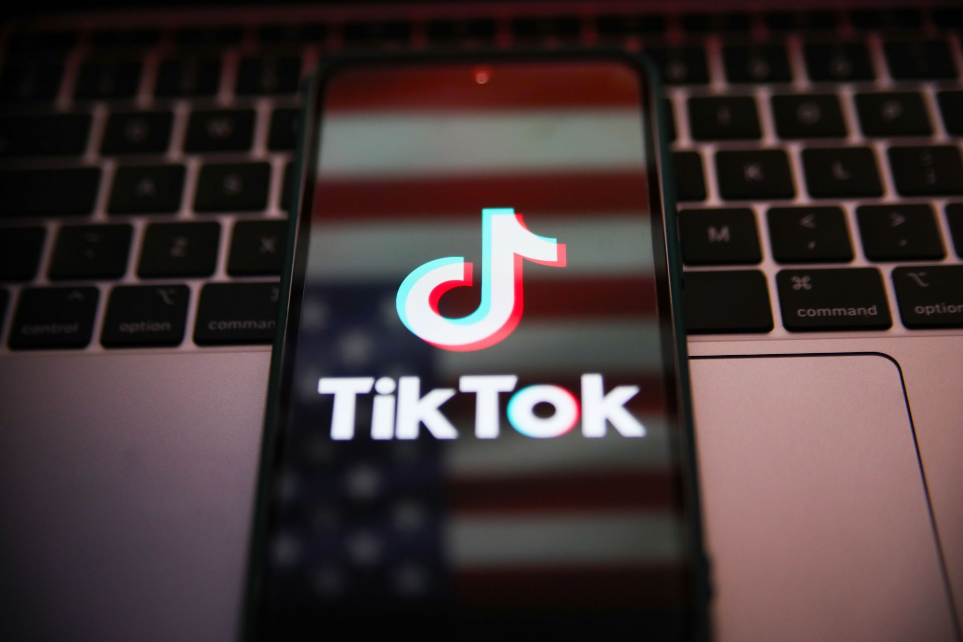 TikTok Logo With US Flag - Source: Getty